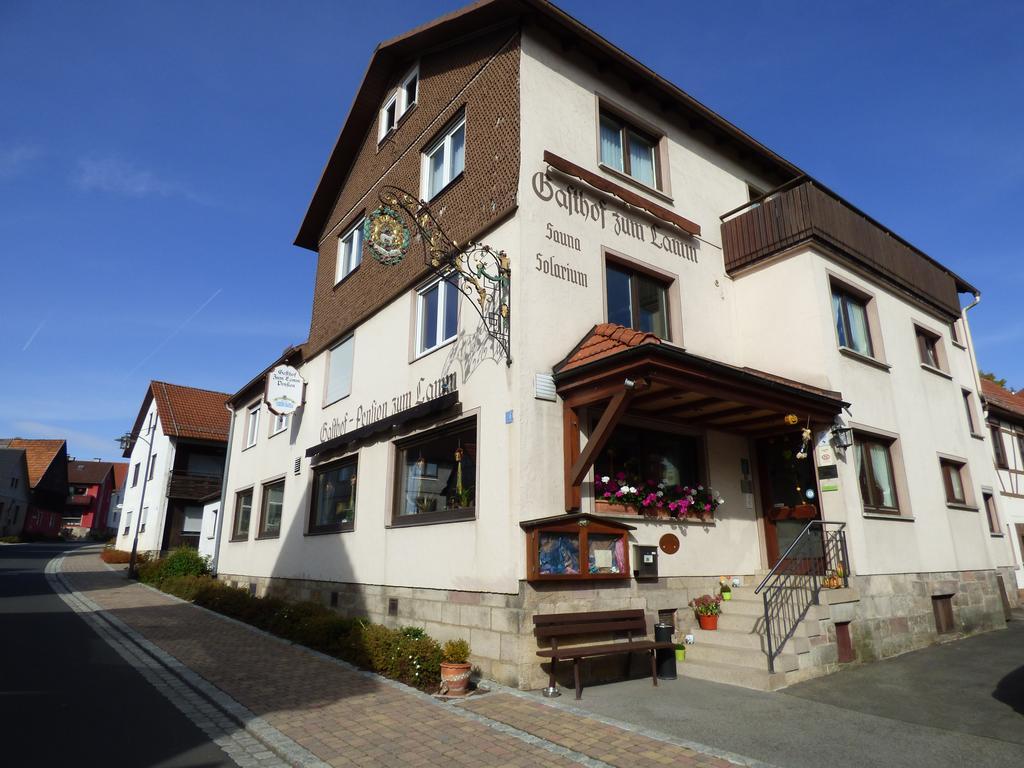Pension Gasthof Zum Lamm Бішофсгайм-ан-дер-Рен Екстер'єр фото