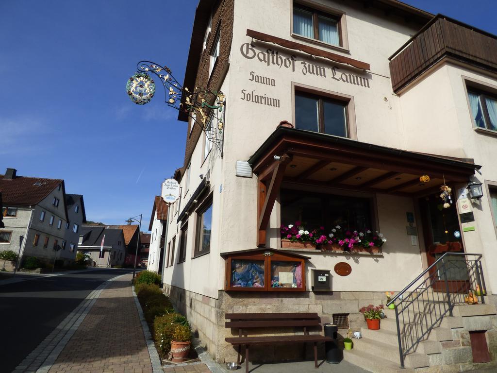 Pension Gasthof Zum Lamm Бішофсгайм-ан-дер-Рен Екстер'єр фото